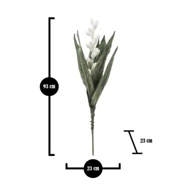 ALOE FLOWER BIANCO 23X93 cm MIN 10